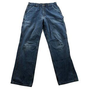 Carhartt Men's B13-DPS Carpenter Jeans Size 33x32 Loose Original Fit Straight
